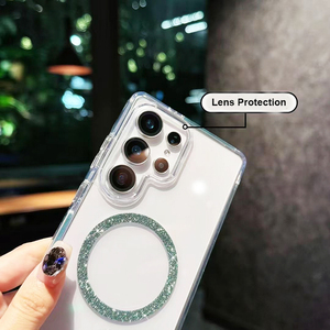 Cho Iphone 17 Không Khí Chống Sốc 2Mm Acrylic TPU Long Lanh Điện Thoại Di Động Trường Hợp Đối Với Tôi Điện Thoại 17 Pro Max 16 15 14 Lai Di Động Bìa - Product Image 6