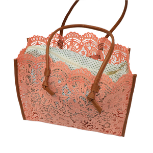 <span class=keywords><strong>Borsa</strong></span> del merletto del modello rosa all'ingrosso del segno su ordinazione nuova <span class=keywords><strong>borsa</strong></span> popolare del merletto di progettazione di modo per le signore - Product Image 2