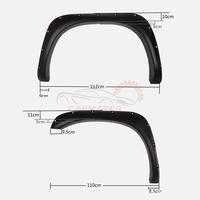 Para Ram 1500 2002-2008 y Ram 2500 3500 2003-2009 Cantoneras de Guardabarros Estilo Remache 55276209AC Protector de Rueda Kit de Herramientas de Instalación
