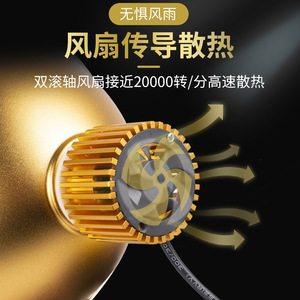 Lampe frontale P70 LED 12V rechargeable à focalisation réglable, lumière blanche chaude pour la pêche en extérieur - Product Image 3