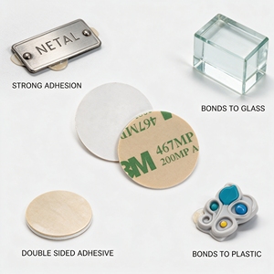 Mini-étiquette NFC en PVC réutilisable et programmable, format pièce, 25MM/30MM/50MM, 125kHz, pour paiement professionnel, hôtellerie, anti-métal - Product Image 3