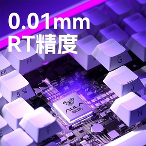 Teclado Mecánico Programable AULA HERO84 con Cable USB, Interruptores Magnéticos, Frecuencia de Sondeo de 8KHz, Tiempo de Respuesta de 0.01ms, Hot-Swap, RGB, Música - Product Image 4