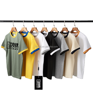 Camiseta Ringer Casual Unisex Personalizable de Alta Calidad CB023-UT5281, 100% Algodón, Diseño en Blanco, Jersey Estampado Ecológico - Product Image 1