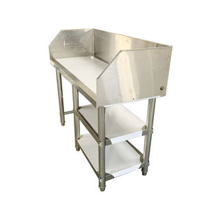 VICTORY Customized <b>Stainless</b> <b>Steel</b> Kitchen Equipment Work <b>Table</b> and Kill Fish Sink for Hotels and Restaurants for Supermarkets - Product Image 3