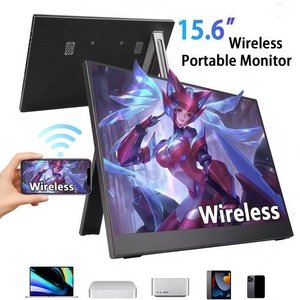 NUOVO <span class=keywords><strong>Monitor</strong></span> Portatile <span class=keywords><strong>Wireless</strong></span> da 15,6 Pollici FHD 16:9 IPS, Display Secondario per Computer con Supporto Type-C, Modalità Cablata/<span class=keywords><strong>Wireless</strong></span> - Product Image 1