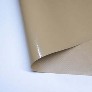 18oz Lona PVC Vinyl Coated Water Resistant Red Orange White Color Tarpaulin - Product Image 4