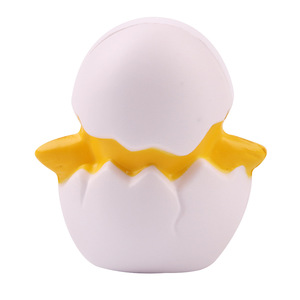 PU Foam Chick <b>Toy</b> In <b>Egg</b> Shell Cartoon Animal Decorative Figurine For Kids - Product Image 2
