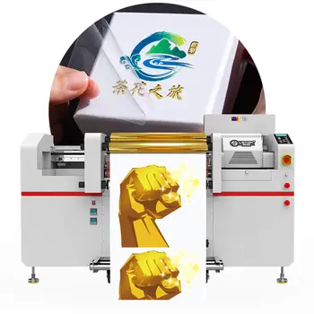 New LT-705C 60CM I3200 Automatic Inkjet Printers Sticker Machine Golden Film Printing Plotter UV Label Sticker Printing Machine