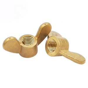 Entrega rápida m4 pa latão asa porcas com flange - Product Image 5