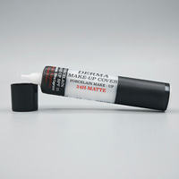 Tubos de Plástico Mate de 25 mm para Envases Cosméticos, con Boquilla, para Base de Maquillaje Líquida