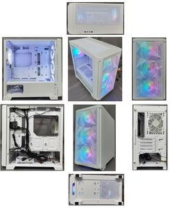 <span class=keywords><strong>ATX</strong></span> et MATX White Gamer Cabinet RGB Cooler Fan <span class=keywords><strong>PC</strong></span> Case pour les ordinateurs et les tours de jeu - Product Image 4