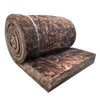 Laine de verre non enduite ASTM E84 UL R11 R13 R15 3,5'' non inflammable en rouleau pour murs, sols et greniers
