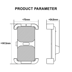 ที่ยึดโทรศัพท์มือถือแบบยืดหยุ่นได้สำหรับ <span class=keywords><strong>iPhone</strong></span> 17 PRO MAX ที่บังแดดกันฝนได้ - Product Image 6