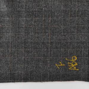 قماش صوف خفيف الوزن 720 جرام/متر مربع، 480 جرام/متر مربع، 50% صوف، منسوج، ماص للرطوبة، مناسب لجميع المواسم، لصناعة المعاطف والبدلات والتنانير الرجالية، نسيج صوفي مربعات أحادي الجانب - Product Image 5