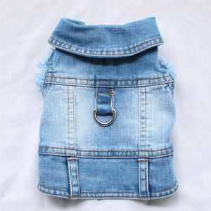 Bichon colete de peluches para cachorros, roupas de luxo em denim - Product Image 2