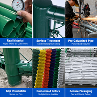 Le fabricant personnalise les clôtures en treillis métallique avec des surfaces galvanisées à chaud, disponibles pour les enceintes de stades et la sécurité.