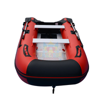 Bateau pneumatique rigide en aluminium et PVC, bateau de pêche à la carpe Zodiac robuste, bateau pneumatique de pêche à la rame pas cher pour la pêche