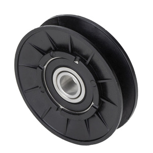 Polea tensora 420613MA A12210 para cortacéspedes 2210, plástico negro con rodamiento, accesorio para piezas de cortacésped - Product Image 1