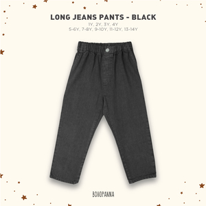Vaqueros negros elegantes para niños, hechos para brindar comodidad diaria, resistencia y un aspecto moderno, adecuados para cada temporada. - Product Image 2
