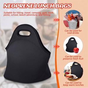 Portable <b>Mini</b> Thermal Cooling Neoprene Lunch Tote Insulated <b>Cooler</b> Bag Kids Adults for School Work Office Novelty Gift Idea - Product Image 4
