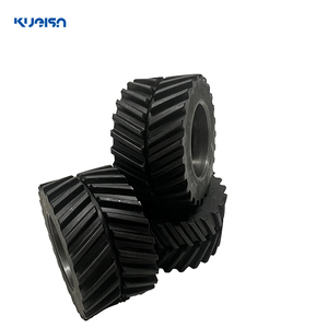 Kueisn 8m Thời gian ròng rọc xương cá răng Vành Đai ròng rọc 45 thép tiếng ồn thấp không có độ lệch tùy chỉnh OEM làm bằng hợp kim nhôm - Product Image 3