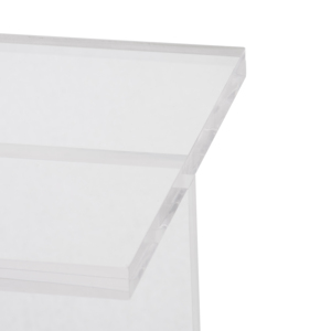 Tavolino Moderno in Acrilico per Piccoli Spazi, Comodino Decorativo e Espositore - Product Image 5