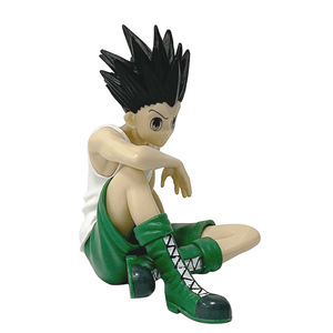 Vente en gros 10CM HUNTERES Styles assis Killua Zoldyck <span class=keywords><strong>GON</strong></span> FREECSS Collection Figurine en PVC Jouet Statue Cadeau pour enfants - Product Image 6