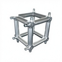 Connecteurs d'angle pré-assemblés en alliage d'aluminium pour treillis carré à tige de 300x300mm et 290x290mm avec connexion par goupille pour concerts