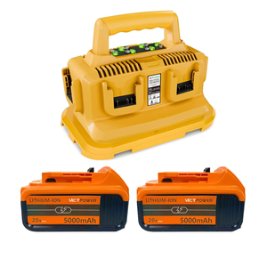 Batterie au lithium-ion VICTPOWER 20V 5000mAh rechargeable pour outils sans fil Jaune - Product Image 1