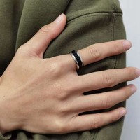 Offre Spéciale Titane Acier Humeur Émotion Sentiment Intelligent Température Sensible Anneaux Pour unisexe