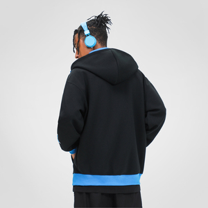 Wholesale Men's Winter Hoodies 100% Cotton Heavy Weight OEM Towel Embroidery Oversized Fit Zipper-Up - Product Image 4
