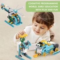 SAMLOK - Juego de 606 Piezas de Bloques de Construcción Educativos de Ciencia, Juguete de Construcción DIY, Rompecabezas Eléctrico Programable 1:24, Edificios de ABS