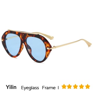 Nouvelle Arrivée 2026 – Lunettes de Soleil Pilote Surdimensionnées en Forme de Grenouille, Protection UV400, Style Rétro Chic Années <span class=keywords><strong>70</strong></span> pour la Conduite - Product Image 2