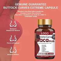 Disponible directement de l'usine OEM/ODM : Maximum Maca Plus pour l'amélioration des courbes des fesses, complément alimentaire naturel à base de plantes, 120 capsules