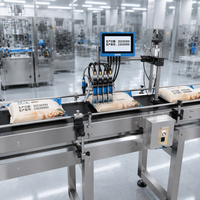 Imprimante de codage à jet d'encre TIJ 600 DPI, machine de marquage à séchage rapide, écran tactile pour code QR, code-barres sur carton et bouteille