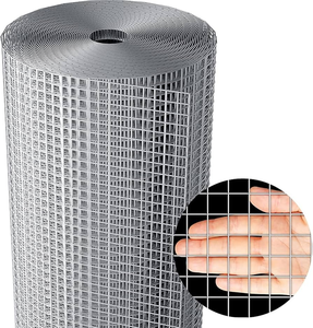 Grillage soudé galvanisé pour gabions, maille 2x2, fil de 1x0,5 pouce, rouleau de 2 mm d'épaisseur pour murs de soutènement et aménagement paysager - Product Image 1