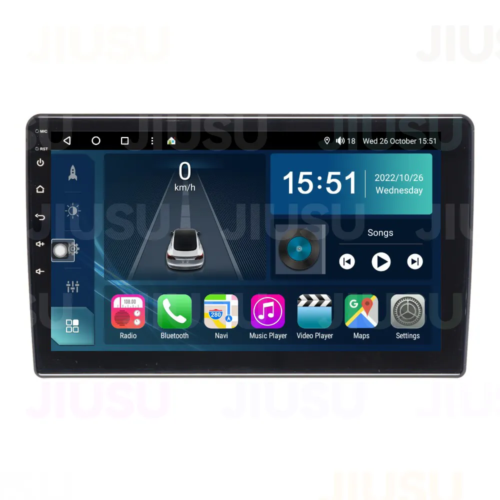 Pemutar DVD mobil Android, layar sentuh Radio mobil navigasi GPS pemutar DVD sistem Audio Multimedia Stereo untuk Audi A4 B8 2009-2016 A5 2008-2016