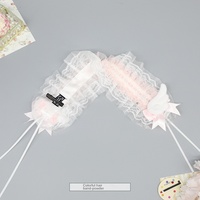 Accessoires de cheveux de cosplay Lolita : Barrette, diadème, nœud et bandeau en dentelle faits main pour enfants, style mode et cosplay anime