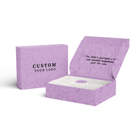 Boîte d'emballage en carton rigide recyclable personnalisée pour vêtements, chaussures, cosmétiques, soins de la peau, avec laminage brillant et gaufrage