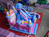 Château gonflable modulaire de saut à faire soi-même, maison plein air, style princesse, château gonflable