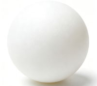 Balles de tennis de table en ABS de qualité supérieure, blanches, durables, pour l'entraînement et la compétition, vente en gros, logo personnalisé