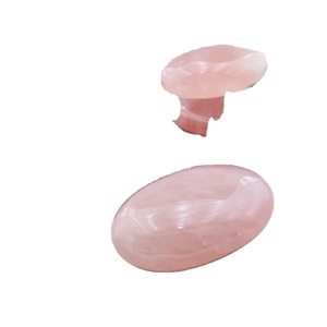 Tự làm độc đáo tự nhiên Rose Quartz Cabochon hạt bán đá quý đồ trang sức - Product Image 1