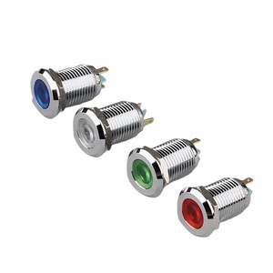 CMP 12 Mét Kim Loại Không Thấm Nước <span class=keywords><strong>Led</strong></span> Pilot Ánh Sáng 6 Màu Chỉ Số Ánh Sáng - Product Image 1