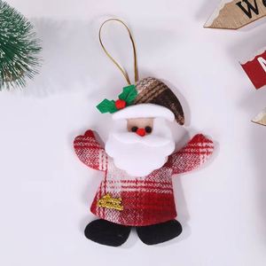 Custom Fabric Christmas Bells Ornaments - Low Moq Reindeer/Santa Holiday <b>Tree</b> Mini Hangings - Product Image 3