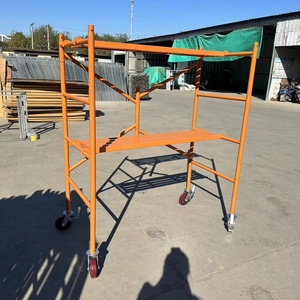 Piattaforma di Lavoro Mobile Pieghevole in Acciaio Stile Baker per Aziende di Noleggio - Product Image 4