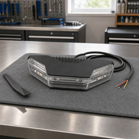 Nouvelle lampe de grille à montage en surface LED ECE R65 Classe 2 R10 SAE 36W, projecteur stroboscopique clignotant à large écartement de 270 degrés SA7027