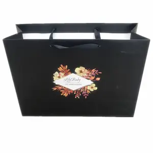 Abito rosa personalizzato e vestiti e scarpe di carta shopping bag al dettaglio Boutique Shopping regalo sacchetti di carta con il proprio Logo