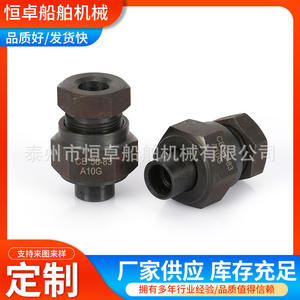 Accesorios Roscados de Acero Inoxidable Hechos a Medida, Rosca G, Alta Presión, Soldadura por Contacto, Hombro Plano, Tubería Soldada para Herrajes Marinos - Product Image 3