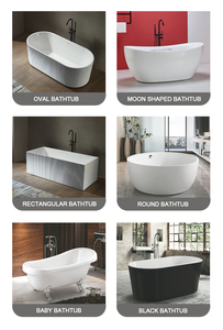 Bañera Acrílica Ovalada Blanca Independiente, Moderna, Ecológica, con 10 Jets, Garantía de 5 Años, Remodelación de <span class=keywords><strong>Baño</strong></span> de Lujo - Product Image 6