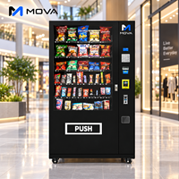 Großer Snack-Automat mit Tastatur und 10 Fächern für den gewerblichen Einsatz